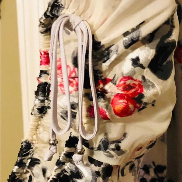 White House Black Market Pink Relaxed Smocked Blouse - Picture 2 of 12